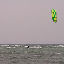 Wintersport auf der Ostsee