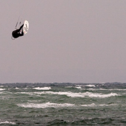 Wintersport auf der Ostsee