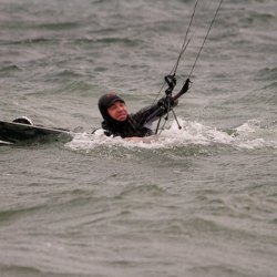 Wintersport auf der Ostsee