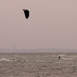 Wintersport auf der Ostsee