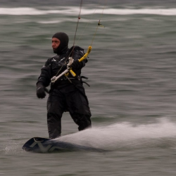 Wintersport auf der Ostsee