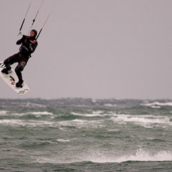 Wintersport auf der Ostsee