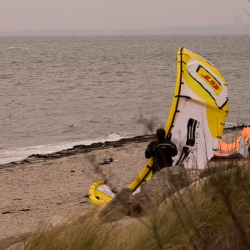 Wintersport auf der Ostsee