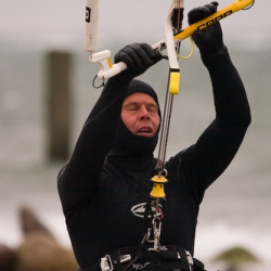 Wintersport auf der Ostsee