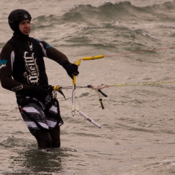 Wintersport auf der Ostsee