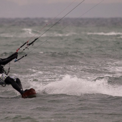 Wintersport auf der Ostsee