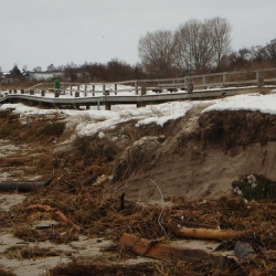 Daisy wütet an der Ostsee