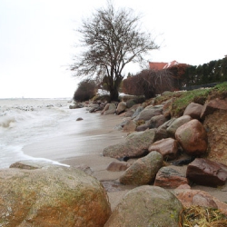 Daisy wütet an der Ostsee