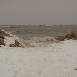Daisy wütet an der Ostsee