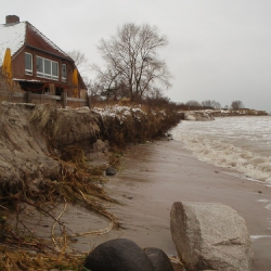 Daisy wütet an der Ostsee