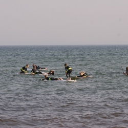 2012-08-29 - Handballtraining auf dem Wasser