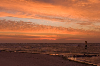 Morgendämmerung an der Ostsee