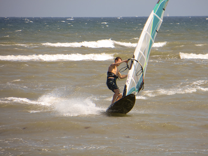 Windsurfen in Rettin an der Ostsee