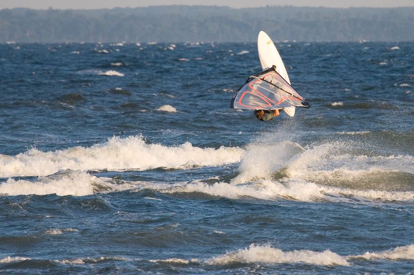 Windsurfen lernen in Rettin an der Ostsee