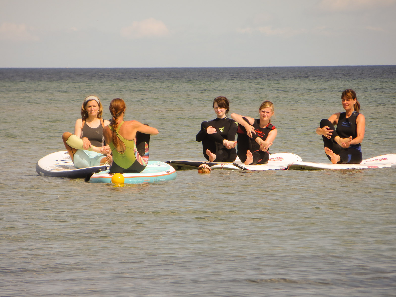 SUp-Yoga auf der Ostsee in Rettin