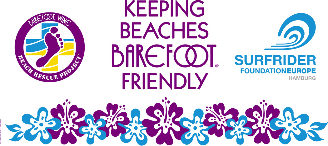 Beach Clean-Up mit der Surfrider Foundation und barefoot wine