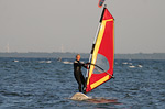 Sandra auf dem Wasser